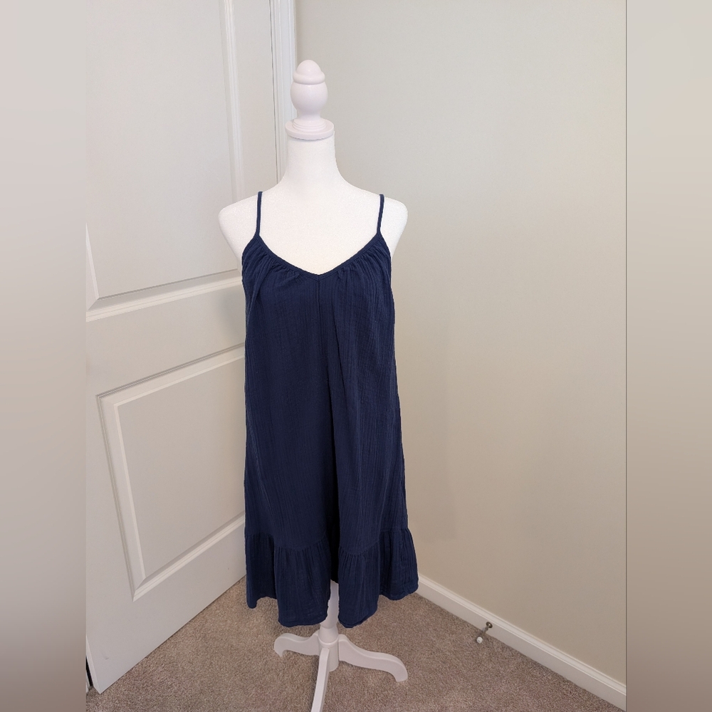 Vineyard Vines Navy Guaze Coverup